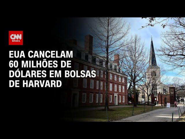 EUA cancelam US$ 60 milhões em bolsas de estudos em Harvard | LIVE CNN
