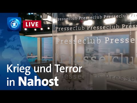 Krieg und Terror in Nahost – Hass und Angst in Deutschland | ARD Presseclub