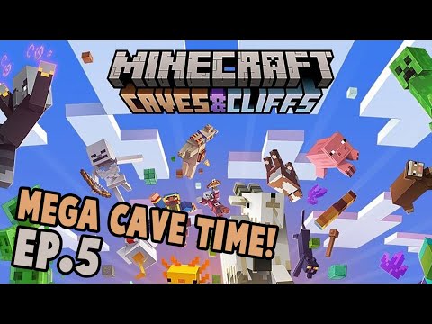 Exploring the Mega Cave! (Minecraft 1.18.2 Caves and Cliffs Survival) (Ep.5)