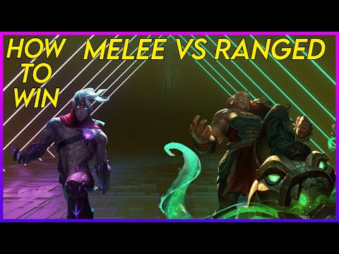 How to win Melee vs Ranged in League of Legends!