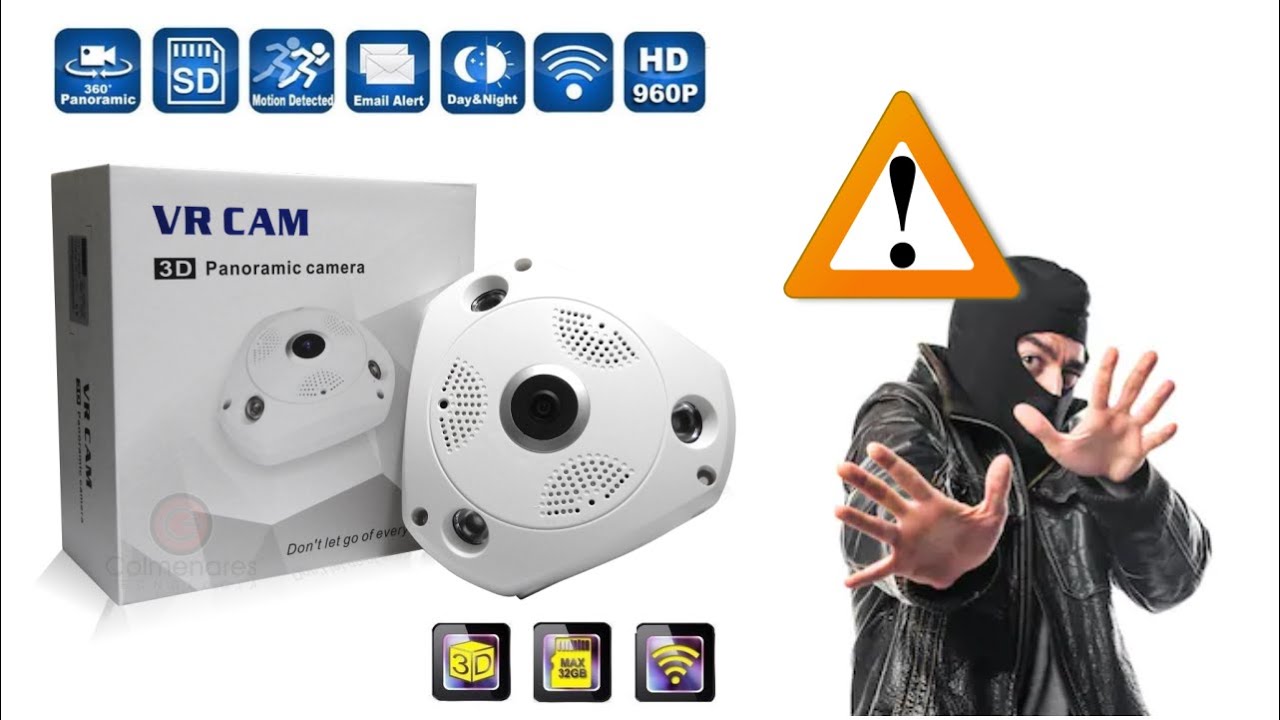 Configuración Cámara IP Wifi VR CAM 360° Ojo de Pez