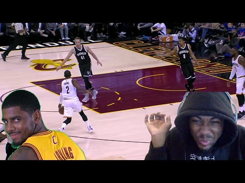 KYRIE IRVING GOT THE BEST HANDLES IN THE LEAGUE NO QUESTION!!! NETS VS CAVALIERS HIGHLIGHTS REACTION