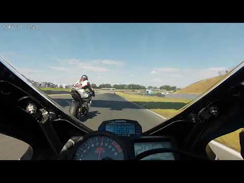 Motorsport Arena Oschersleben Track Day 23.07.2024 - Group 2 - Turn 2 (Motorbike / Motorrad - Front)