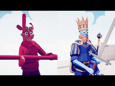 MONKEY KING ARMY vs THE KING ARMY TABS UNITS | Totally Accurate Battle Simulator