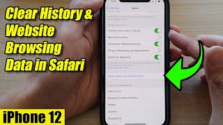 iPhone 12: How to Clear History & Website Browsing Data in Safari
