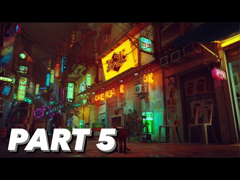 STRAY PS5 Walkthrough Gameplay part 5 (FULL GAME)