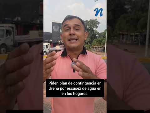 Piden plan de contingencia en Ureña por escasez de agua en muchos hogares | #Ureña #Escasez #Tachira