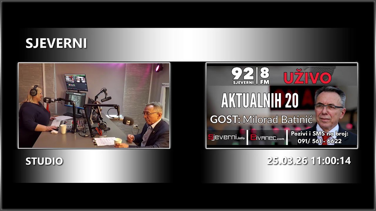 SJEVERNI.TV  GRAD IVANEC - MILORAD BATINIĆ