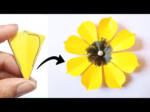 Beautiful handmade flowers using paper 💐✨