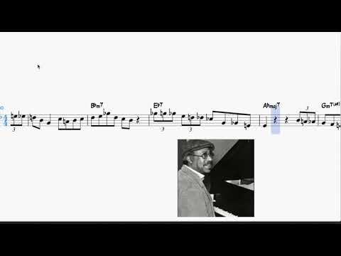 Airegin (Sonny Rollins) - Tommy Flanagan Solo Transcription