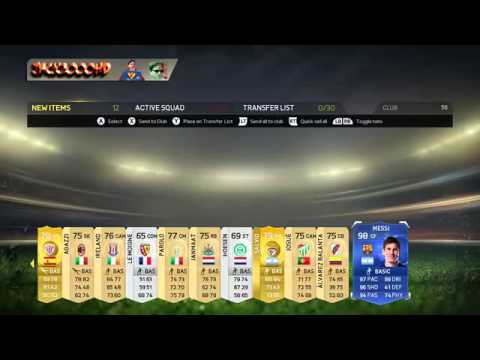 FIFA 15: TOTY MESSI IN A PACK OMG!!!!!