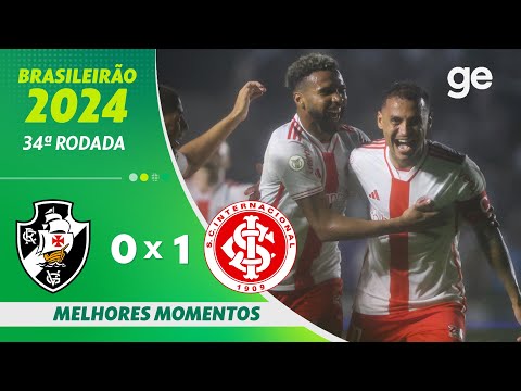 Gols e lances de Vasco da Gama x Internacional