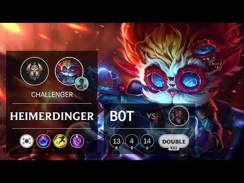 Heimerdinger Bot vs Lucian - KR Challenger Patch 9.20