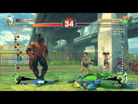 SSF4 AE: Iori (El Fuerte) vs sasuke0924 (Blanka) - Ranked Match (720p HD)