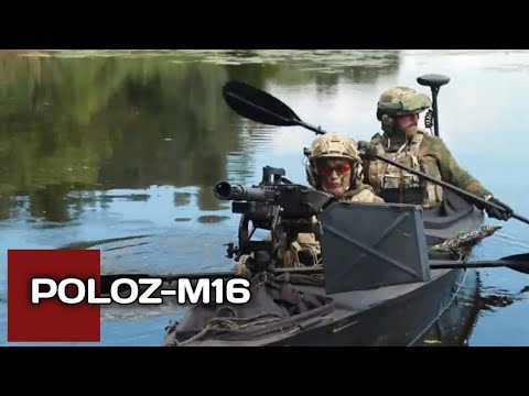 Ukraine New Weapon: Poloz-M16 Combat Kayak
