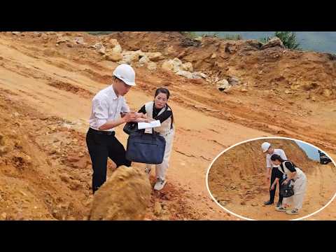 A rock rolled down, but luckily Nhat managed to pull Mui away just in time.