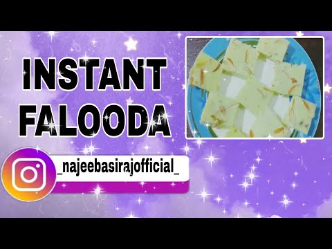 Instant Falooda || Recipe #3 || Najeeba Siraj ||