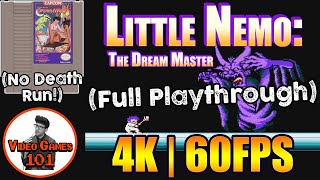 Little Nemo: The Dream Master Playthrough | No Deaths | 4K 60FPS | Video Games 101