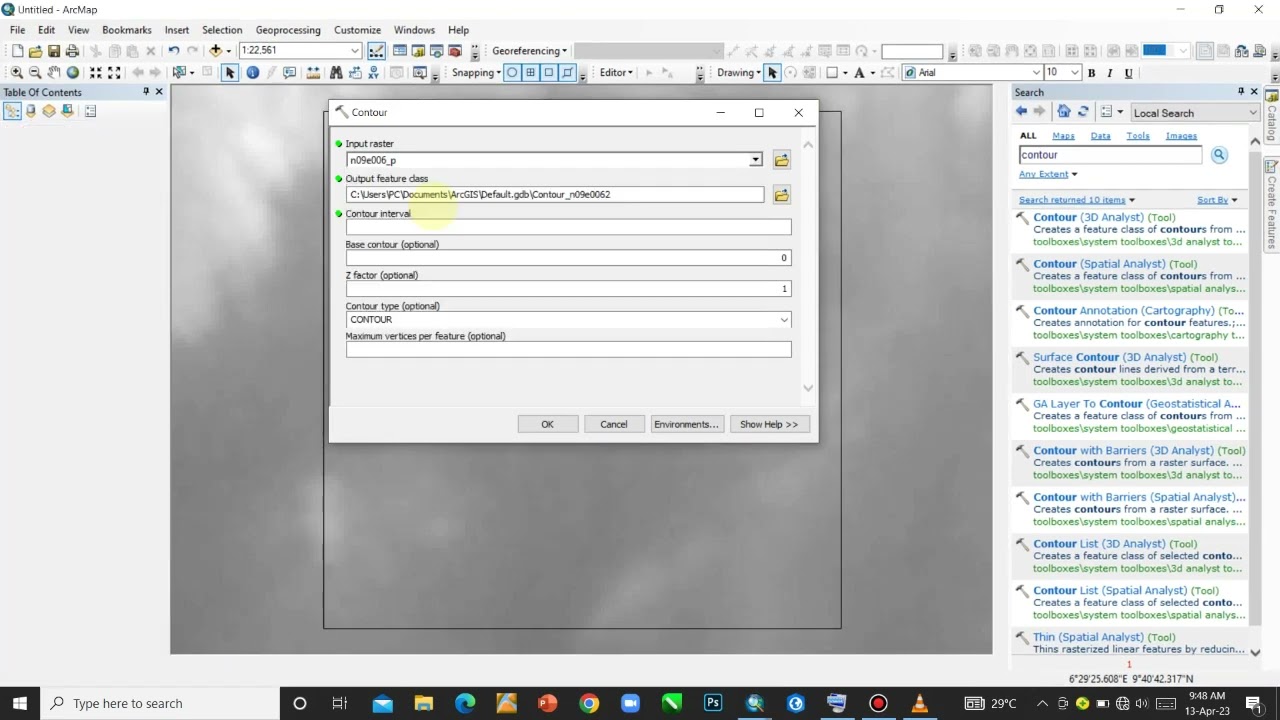Create Your First Topographic Map