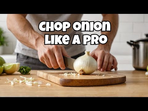 🔥 How to Chop an Onion Like a Pro – The EASY Way! 🧅🔪