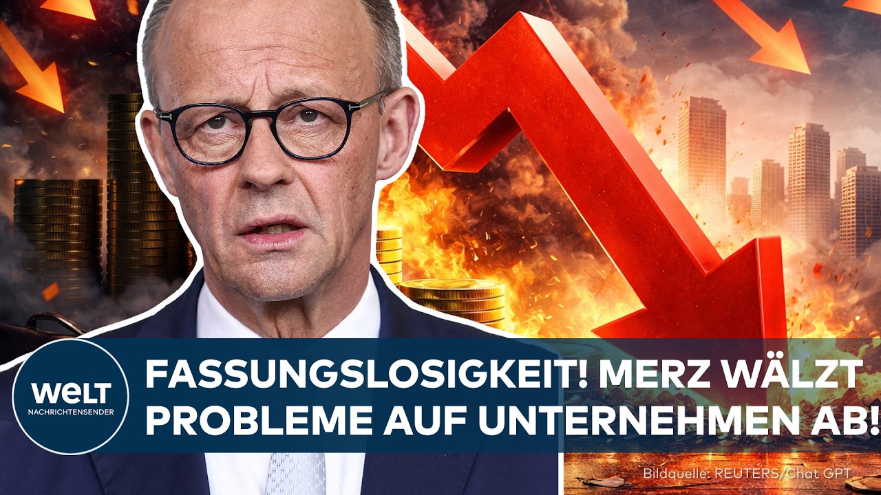REGIERUNG: Mitten in der Wirtschaftskrise! Merz wälzt eigene Probleme auf gebeutelte Unternehmen ab!