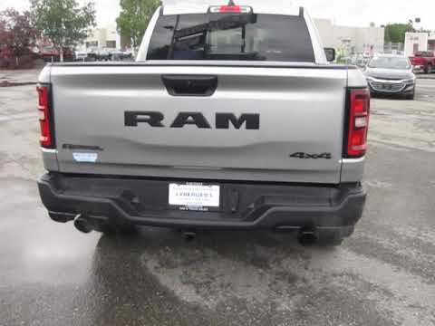 2025 silver /black RAM 1500 Rebel Crew Cab SB 4WD (1C6SRFLPXSN) with an 3.0L V6 DOHC 24V TURBO engine, automatic transmission, located at 9530 Old Seward Highway, Anchorage, AK, 99515, (907) 349-3343, 61.134140, -149.865570 - 2025 Ram 1500 Rebel, 4wd come take a test drive. - Photo#1