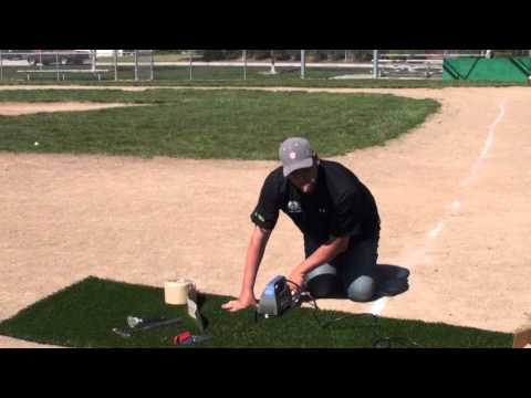 How to Seam an Artificial Turf. Seaming with Dave. Part 1.