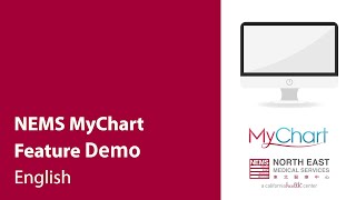 NEMS MyChart Features Demo [English]