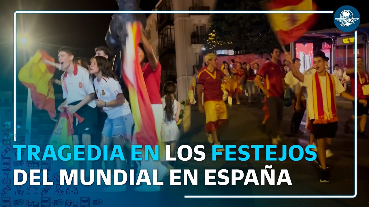 Celebración del Mundial en España termina en tragedia con un muerto y un herido
