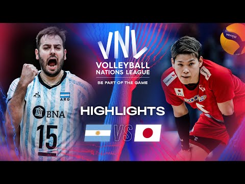 🇦🇷 ARG vs. 🇯🇵 JPN - Highlights | Week 1 | Men's VNL 2024