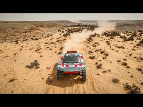 ダカール・ラリー2023 Audiダカールチーム Audi RS Q e-tronテスト走行動画