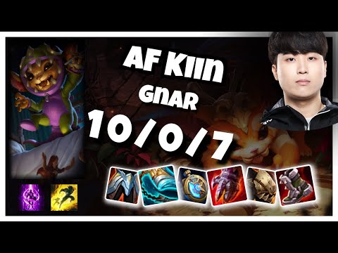 Gnar vs Renekton AF Kiin TOP (10/0/7) - v11.3