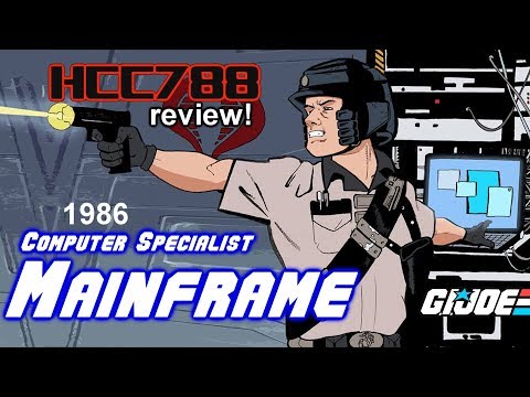 HCC788 - 1986 MAINFRAME - Computer Specialist - Vintage G.I. Joe toy review!