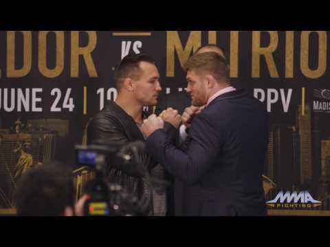 Michael Chandler vs. Brent Primus Bellator 180 Staredown