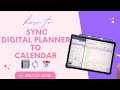 How To Sync Your Digital Planner With Google Or Apple Calendar