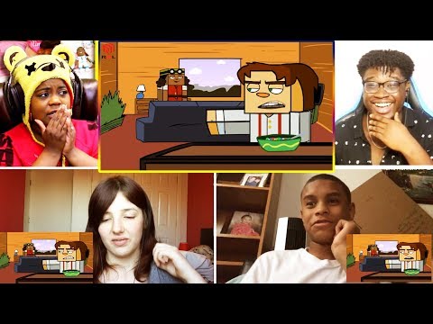 Cloubiz - Minecraft Story Mode (Funny Animation) REACTIONS MASHUP
