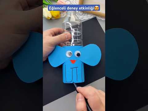 Anaokulu su sebili deneyi😍 #anaokuluetkinlik