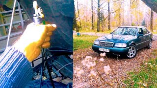 Меняем тросик газа МЕРСЕДЕС W202 | Говорим о качестве Мерсов| AutoDogTestParts | AutoDogTV #15