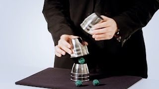 How to Do the Classic Cups &amp; Balls Trick | Magic Card Flourishes