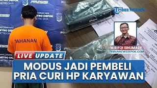 Ngaku Jadi Pembeli, Pria di Depok Curi HP Karyawan Toko Material