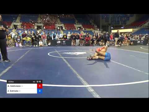 122 Lbs Round Of 16 - Alejandra Valdiviezo, California Vs Zao Estrada, South Carolina 3abe