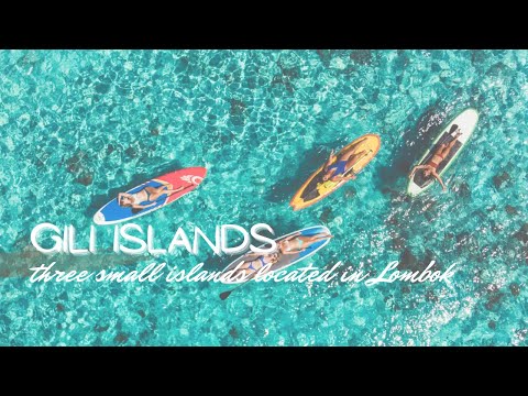 The three beautiful Gili islands in Lombok