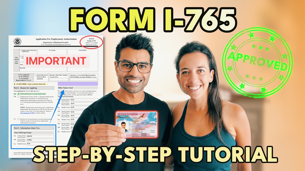 FORM I-765 Employment Authorization *NEW* 2026 GUIDE