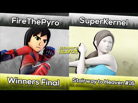 FireThePyro (Mii Brawler) vs. SuperKernel (Wii Fit Trainer) | Stairway to Heaven #16 | SSBU WFs