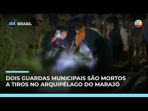 Ataque a tiros mata dois guardas municipais no arquipélago do Marajó | #SBTBrasil