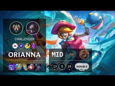 Orianna Mid vs Viktor - KR Challenger Patch 11.12