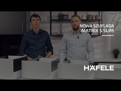 The new Matrix S Slim drawer from Häfele