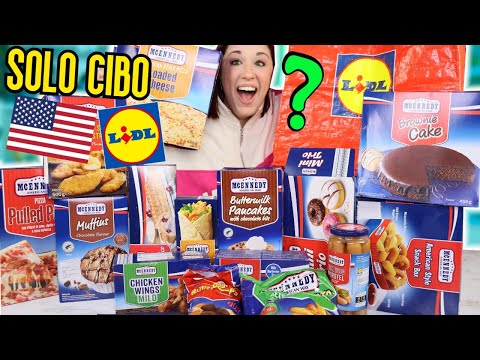 Ho COMPATO TUTTO il CIBO AMERICANO dell LIDL! SETTIMANA AMERICANA 2023