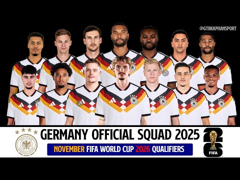 Germany's Official Squad for November 2025 Revealed!