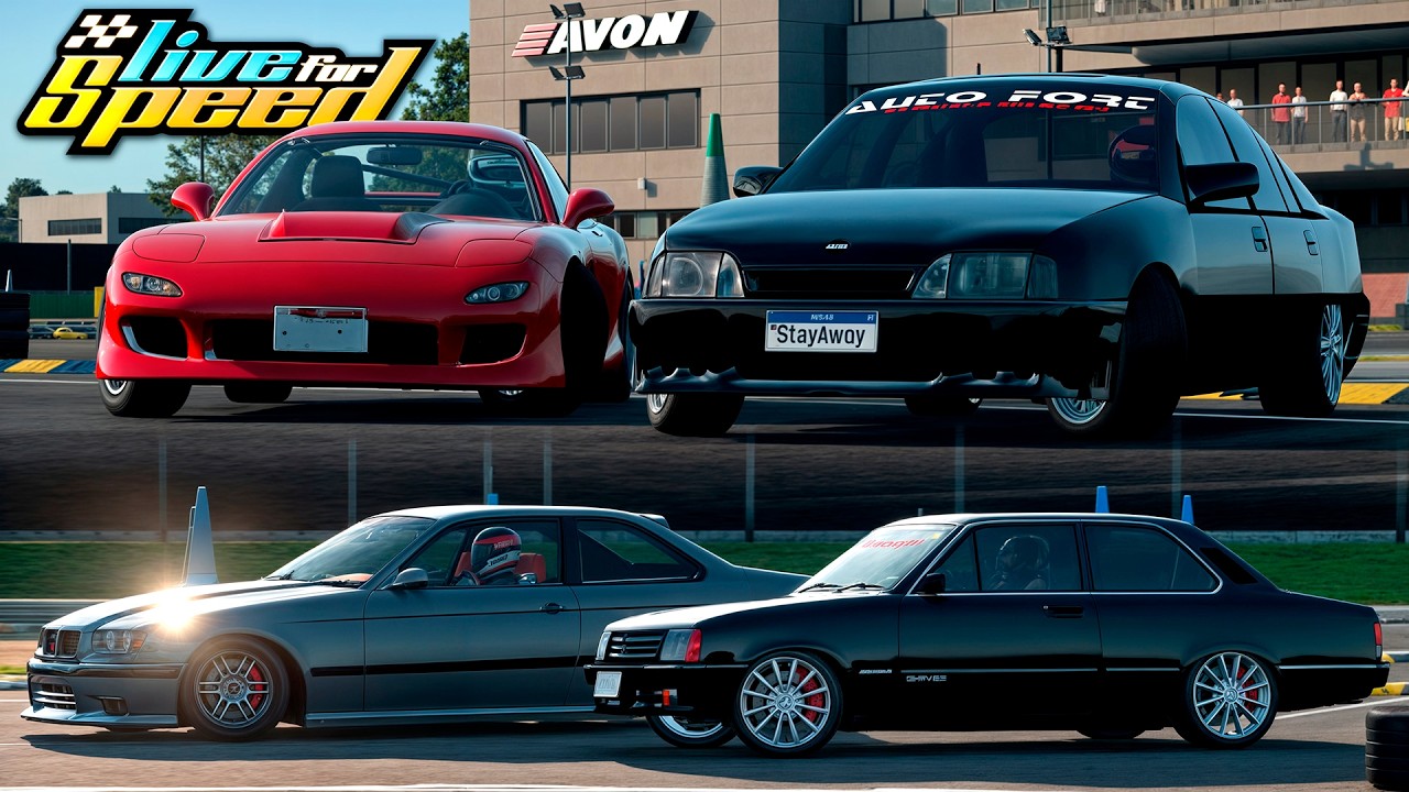 Omega 4.1 e Chevette Turbo fazendo bonito! - Live For Speed